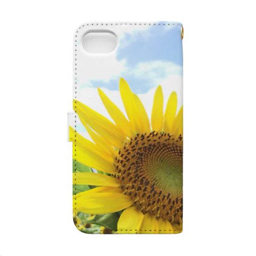 Sunflower 向日葵 手帳型スマホケース