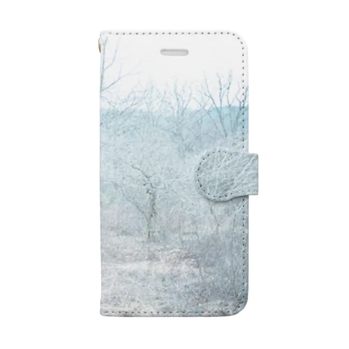 white forest Book-Style Smartphone Case