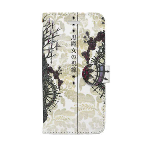 黒魔女の視線 Book-Style Smartphone Case