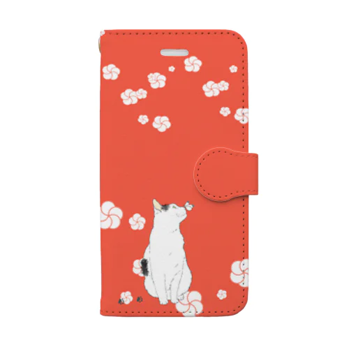 春と猫　SE Book-Style Smartphone Case