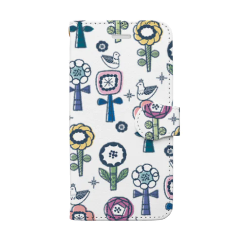 flower garden Book-Style Smartphone Case