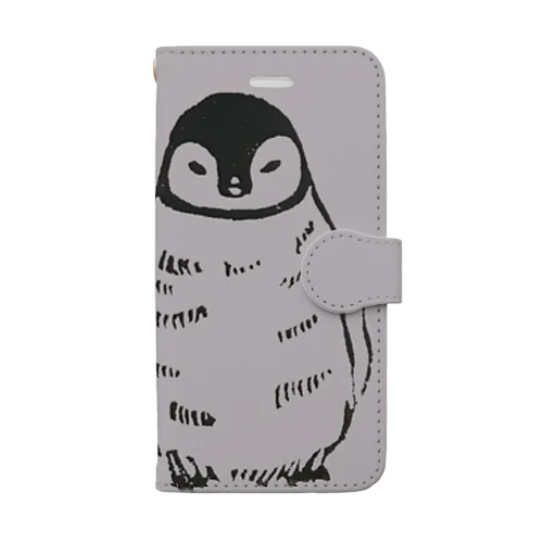 コウテイペンギンBaby Book-Style Smartphone Case