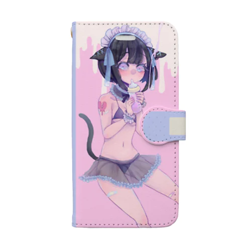 MILKY MAID 7,8用 手帳型スマホケース