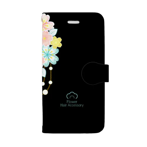 花かんざし02 Book-Style Smartphone Case