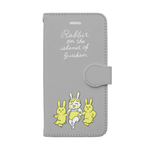 ぐっちゃん島のうさぎさん Book-Style Smartphone Case