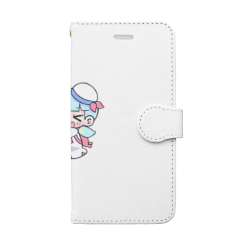 イルカのブッチくん（イラスト：寺田てら） Book-Style Smartphone Case