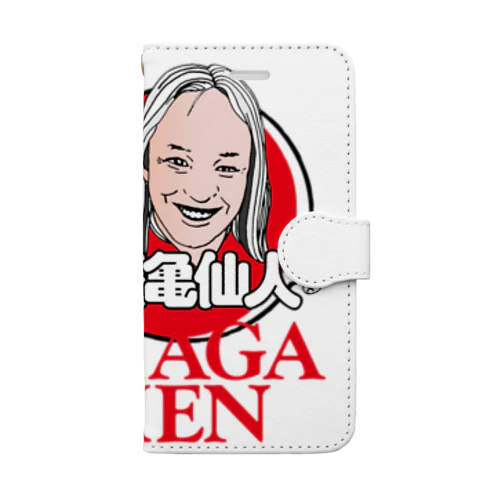 期間限定泥亀仙人グッズ Book-Style Smartphone Case