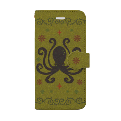 蛸紋章深淵 Book-Style Smartphone Case