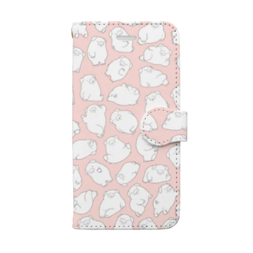 ぶたまみれ Book-Style Smartphone Case