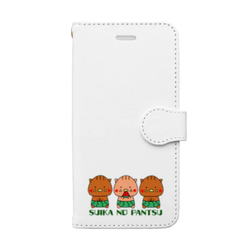 スイカのパンツ Book-Style Smartphone Case