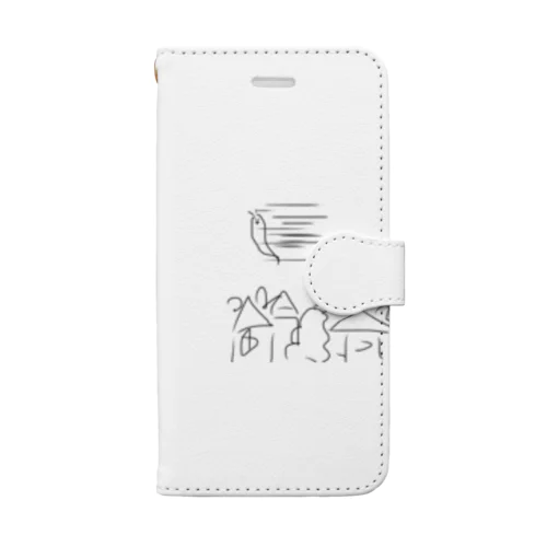 飛ぶナメクジ Book-Style Smartphone Case