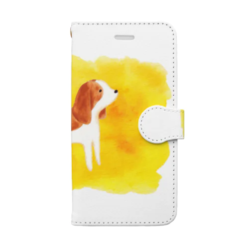 キャバリア　きいろ Book-Style Smartphone Case