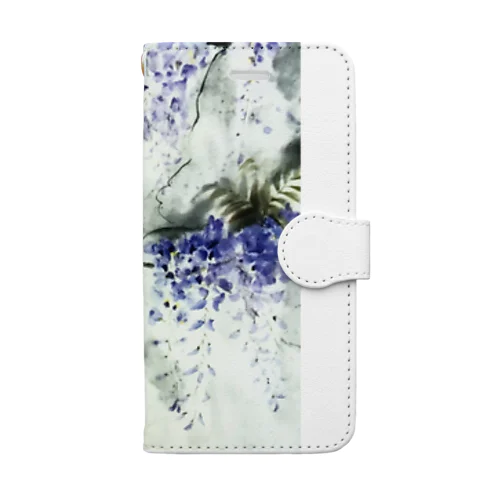 藤①   （売切れ） Book-Style Smartphone Case