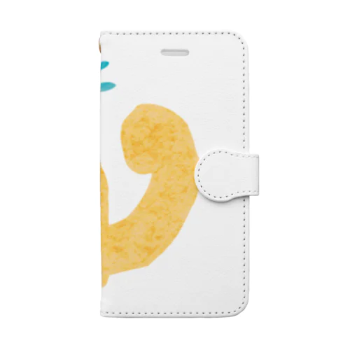 氷点の森のリス（びっくり！） Book-Style Smartphone Case