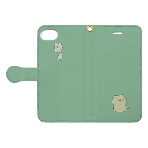 ねこが２匹 Book-Style Smartphone Case