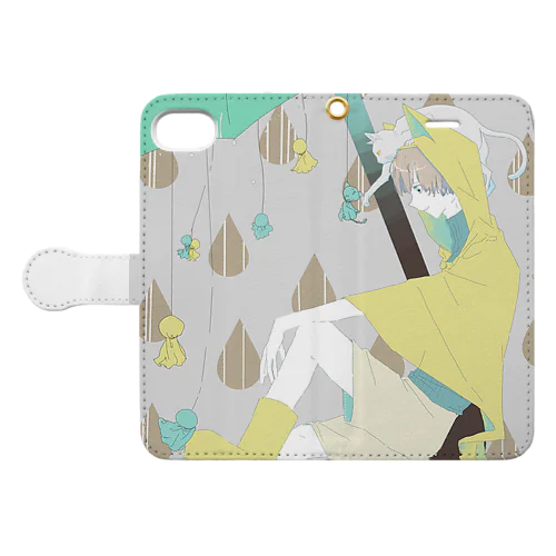 雨の日 Book-Style Smartphone Case