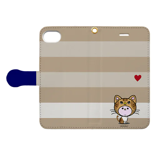 にゃんこヘビー♡ねこかぶり Book-Style Smartphone Case