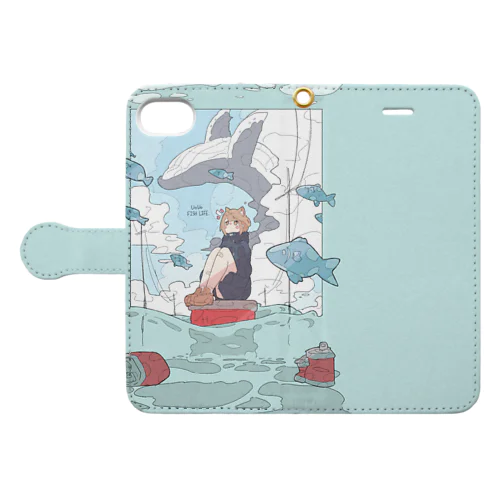 UoUo FISH LIFE🐟 Book-Style Smartphone Case