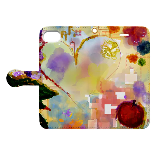 Clear Heart Book-Style Smartphone Case