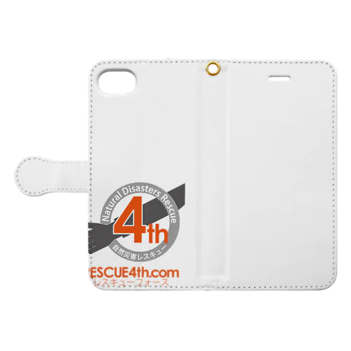自然災害レスキュー　RESCUE4th Book-Style Smartphone Case