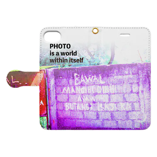 PHOTO is a world  within itself Book-Style Smartphone Case