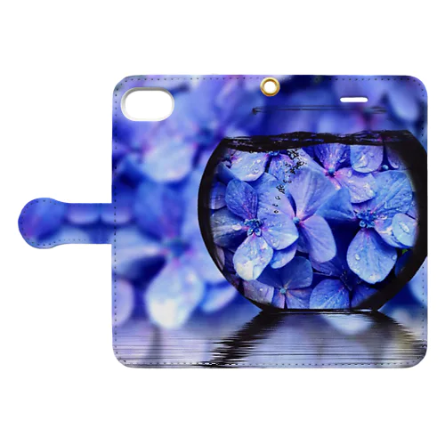 季節はずれな紫陽花 Book-Style Smartphone Case