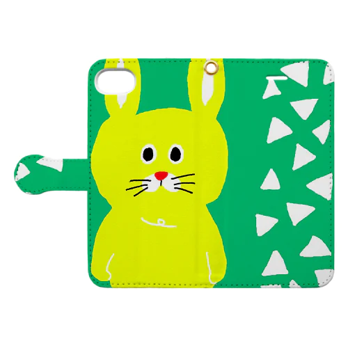 うさぎと△ Book-Style Smartphone Case