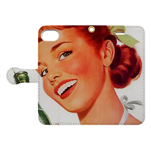 Soda Pop ビンテージ Book-Style Smartphone Case