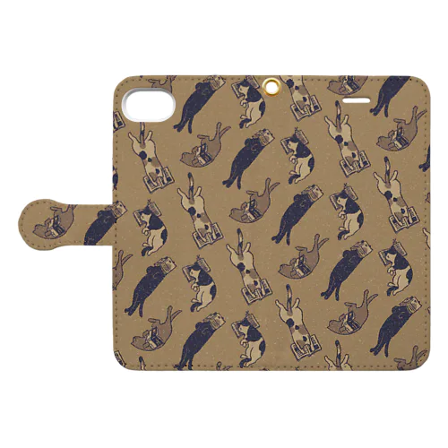 眠り猫BOOKS Book-Style Smartphone Case