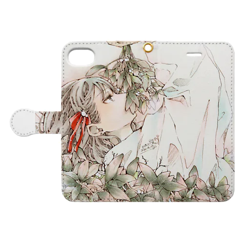 ヤドリギちゃん Book-Style Smartphone Case