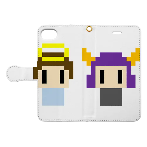 天使と小悪魔 Book-Style Smartphone Case