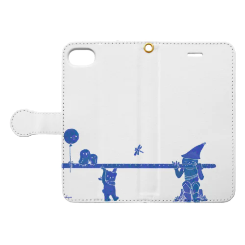 ながいふえをふいていたら。 Book-Style Smartphone Case