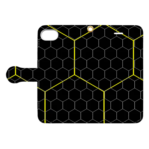 蜂の巣 Book-Style Smartphone Case