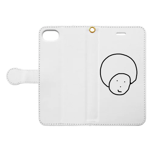 アフロくん Book-Style Smartphone Case