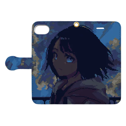 蒼と少女 Book-Style Smartphone Case