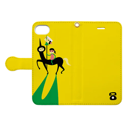 隊長と私（iPhone 8 Plus/7 Plus用） Book-Style Smartphone Case
