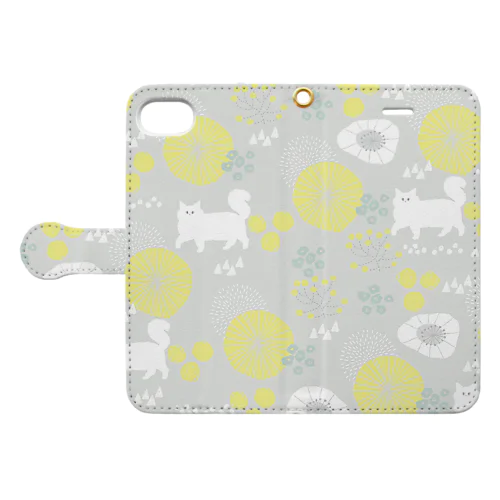 おさんぽネコ Book-Style Smartphone Case
