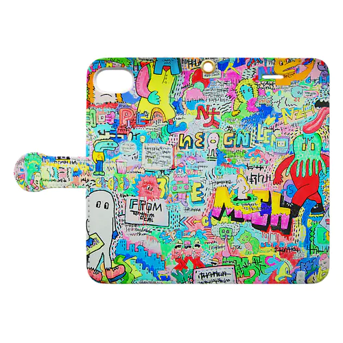 8was wall paint Jacket Book-Style Smartphone Case