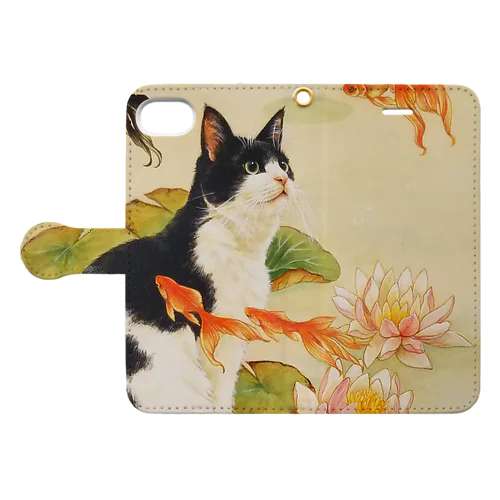 ダリルと金魚 Book-Style Smartphone Case