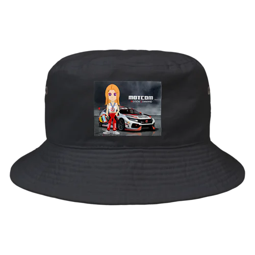 「レーサー女子」 MOTCOM Lindsay Racegirls Bucket Hat