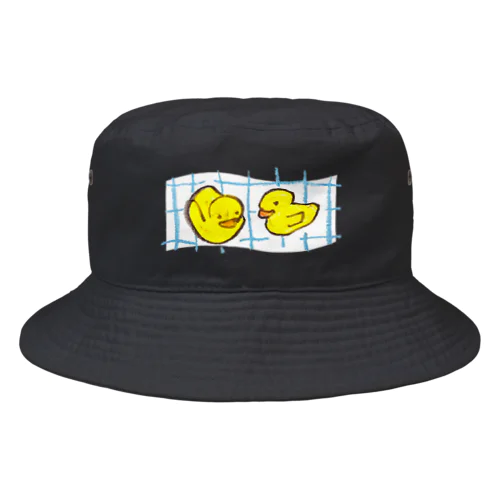 あひるさん枠付きばーじょん Bucket Hat