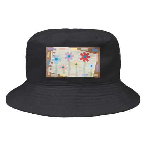 マスキングテープのお花畑 Bucket Hat