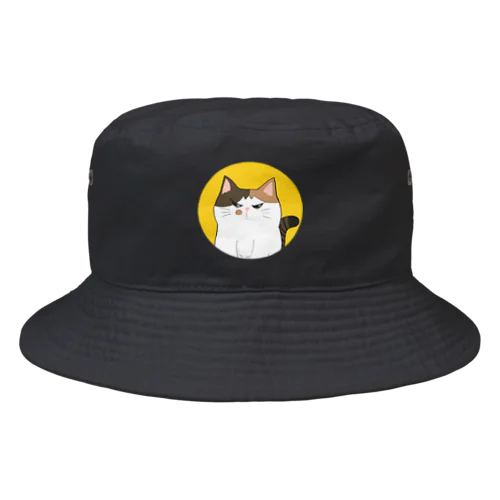 大きめまんまる三毛猫 Bucket Hat