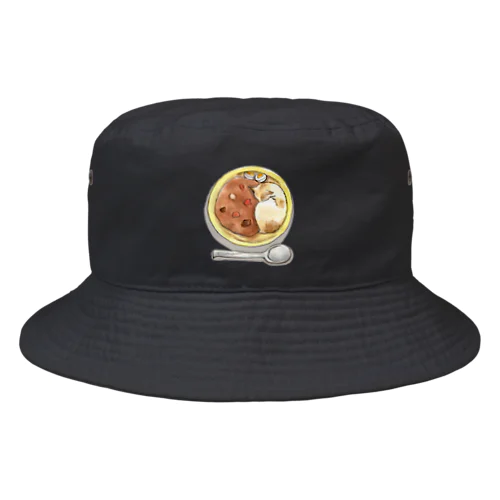 カレーにゃイスねこ Bucket Hat