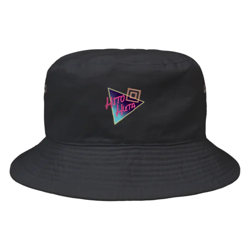 HITO回HUTA / LOGO（a） Bucket Hat