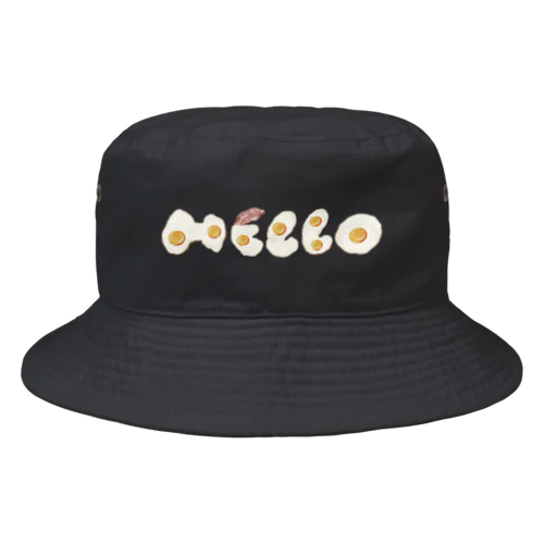 HELLOベーコンエッグ Bucket Hat