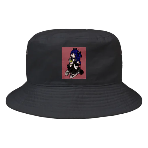 ○ュアアルコール（ス○ゼロ）ダスティーピンク Bucket Hat