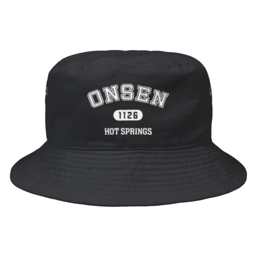 ONSEN (ホワイト) Bucket Hat