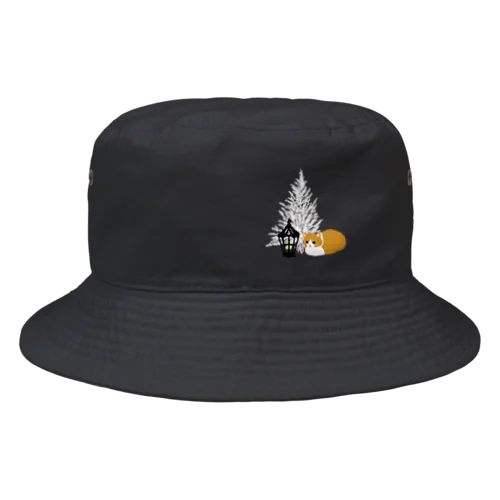 香箱座りねこ(ホワイトツリー) Bucket Hat