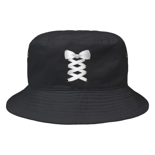 編み上げリボン Bucket Hat